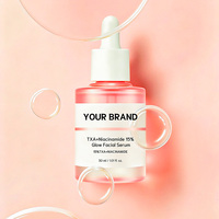Kişiselleştirilmiş Logo TXA Niacinamide %15 Işıltılı Yüz Serumu 30ml Yüksek Konsantrasyonlu Traneksamik Asit %5 Yüz Serumu