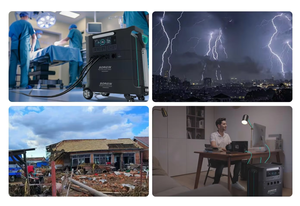 เครื่องกำเนิดไฟฟ้าพลังงานแสงอาทิตย์แบบพกพาสำหรับใช้ในบ้าน 2 กิโลวัตต์ชั่วโมง 3000-8000 วัตต์ ระบบออฟกริด รุ่น Supersafe T27 โครงสร้างโลหะ พร้อมพัดลม - Product Image 5