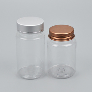 Pet Health Product Bottles 100Ml <b>Plastic</b> Cylinder Screw <b>Cap</b> Medicine Packaging Food Grade Medical Grade - Product Image 1