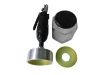 Capsuleuse pneumatique portable manuelle pour bouteilles en verre et plastique de petite taille