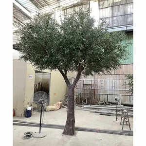 Faker schwarzer Olivenbaum Dekoration Heim künstliche Pflanzen und Grünen künstliches ornaments-Olivenbaumholz