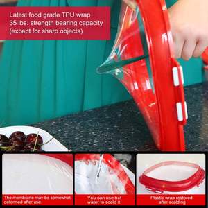 Conteneur de rangement pour accessoires de cuisine empilable et réutilisable avec logo personnalisé, plateau de conservation des aliments sans BPA - Product Image 4