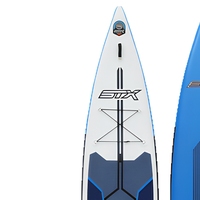 Planche de paddle gonflable double couche en PVC tissé, SUP de tourisme avec pompe, sac et aileron pour lacs et rivières