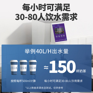 Baisheng - Hervidor de Agua Comercial de Acero Inoxidable 304, Dispensador Inteligente con Calentamiento Gradual para Cafeterías - Product Image 4