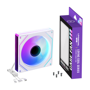 Lovingocool mới đến 120mm Khối lượng không khí lớn trường hợp máy tính Fan 6pin RBG PC trường hợp <span class=keywords><strong>CPU</strong></span> làm mát tản nhiệt trường hợp quạt mát - Product Image 6