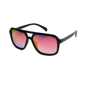 730-1 Kenbo 2021 Mode Luxus Fahren Kunden spezifische Sonnenbrille Klassische Retro Schildkröte Farbe Square Aviation Sonnenbrille