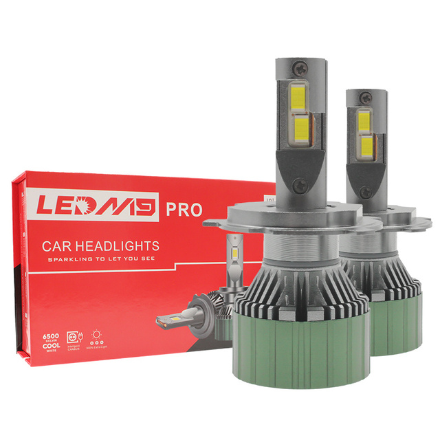 CAR-REFINE M9 PRO H4 120W 12V 12000LM 6500K Car Led Headlights Lighting System OEM ODM Led Headlight Bulb Car Auto Automobile