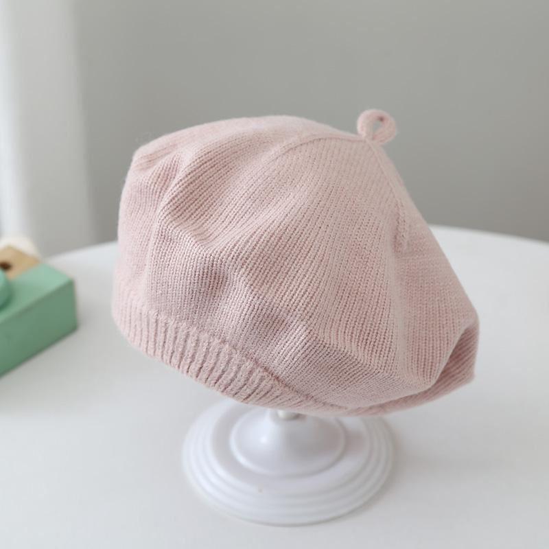 Rose [béret uni en laine]