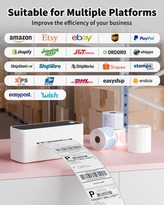 Phomemo PM-241-BT Máy in nhiệt 4x6 vận chuyển máy in nhãn nhiệt máy in không dây cho doanh nghiệp nhỏ - Product Image 5