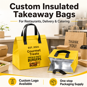 Bolsa Térmica Aislante Personalizada para Entrega de Alimentos, Bolsa de Aluminio para Llevar Comida de Restaurante - Product Image 2