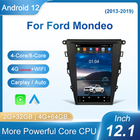 12.1 pouces Android GPS DSP 1 an de garantie Tesla Style écran tactile stéréo de voiture pour Ford Mondeo/Fusion 2013-2017 pour lecteur
