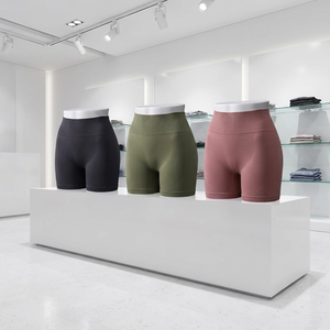 <span class=keywords><strong>Mannequin</strong></span> de vitrine en fibre de verre, demi-corps féminin, blanc, en pose de yoga debout, pour sous-vêtements - Product Image 6