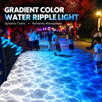 Projecteur d'ondes lumineuses LED pour discothèque, effet vague d'eau colorée |   Lumière d'effet de scène personnalisable pour banquets, bars et clubs, prise en charge ODM/OEM