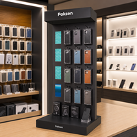 Support d'affichage en carton pour gadgets électroniques, présentoir robuste en carton ondulé OEM ODM pour la vente en magasin d'accessoires mobiles