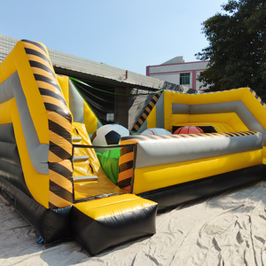 Commercial <strong>Inflatable</strong> <strong>Wipeout</strong> Xtreme Ball Run Big Balls <strong>Wipeout</strong> Leaps-N-Bounds Big Baller <strong>Jumping</strong> Sports Balls Interactive <strong>Game</strong> - Product Image 1