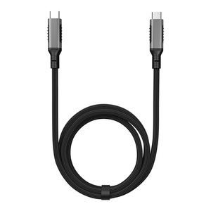 OEM/ODM Graphene dikepang USB 3.<span class=keywords><strong>2</strong></span> GEN <span class=keywords><strong>2</strong></span> Tipe C untuk C kabel 5A pengisian cepat kabel 240W 20Gps mendukung 4K tampilan Tipe C kabel - Product Image 4
