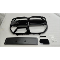 Grille avant de style CSL en ABS noir brillant de haute qualité pour BMW Série 4 G26 Gran Coupé 2021+ Kit carrosserie Pare-chocs avant