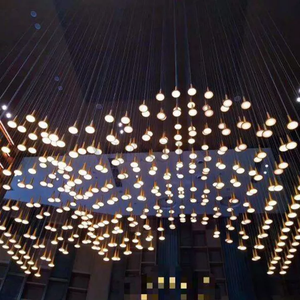 Biệt thự hiện đại, cầu thang tiết kiệm năng lượng, dự án tùy chỉnh, đèn chùm pha lê LED sang trọng, chiếu sáng khách sạn - Product Image 3