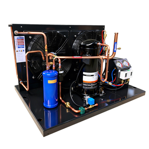 Nouvelle unité de condensation basse température à haute efficacité avec compresseur Copeland Scroll ZSI15KQE <span class=keywords><strong>R404A</strong></span>, capacité 14,4, pour chambre froide CE - Product Image 3