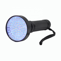 Lampe torche UV noire 10W avec logo personnalisé CLOVER, 395nm, détecteur d'urine d'animaux et de scorpions, lampe torche LED UV 100, alliage d'aluminium