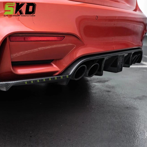 Pour BMW 2015 à 2021 F87 M2 M2C Kit de carrosserie en Fiber de carbone sèche de Style <span class=keywords><strong>K</strong></span> avec diffuseur de pare-chocs arrière léger - Product Image 3