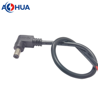 Prise rapide d'angle M11 Mâle Femelle 20 22 24 AWG 30 50 CM 2.1 2.5 Connecteur coudé DC 12V 24V