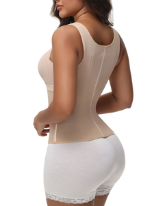 Corset Redutor de Cintura Feminino com Zíper, Colete Modelador de Corpo, Controle de Barriga, Faixa Esportiva com Ajuste de Sutiã - Product Image 2