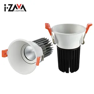 Đèn Led Âm Trần Khách Sạn Hình Tròn Lõm Bằng Nhôm Ip20 10W 12W 14W Trang Trí Nội Thất Trong Nhà