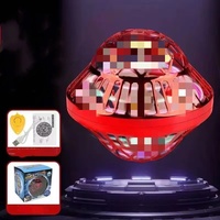 Ballon volant à induction magique UFO en plastique, jouet de technologie, fidget spinner, jouet intelligent à rotation lumineuse, jouet de suspension pour les doigts
