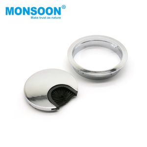 Accessoire de mobilier : Passant de câble rond pour bureau et table, pour gestion des câbles, 50/53/60/80mm - Product Image 2