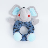 Jouet en peluche pour chien en forme d'animal avec couineur intégré, Lion, Singe, Mouton, Éléphant, Jouet à mâcher interactif pour chiot, Jouet de dentition pour animaux de compagnie