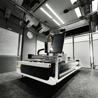 Nouvelle machine de découpe laser CNC automatique économique JNFS LASER 2000W-6000W avec affichage numérique, refroidissement par eau, Cypcut AI 3 axes