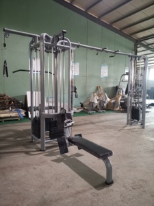 Appareil de fitness professionnel commercial multifonction 5 stations, équipement de musculation à charge par pignon, 5 stations, 5 empilages, Jungle Gym HY - Product Image 3
