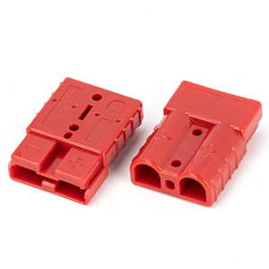 ขั้วต่อแบตเตอรี่ทองแดง2ขา50A 600V ขั้วต่อ <span class=keywords><strong>UL94</strong></span>ทนความร้อนได้อย่างรวดเร็ว V-0 PC สาย DIN TYPE 6-12 AWG - Product Image 2
