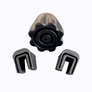 Harmony And Virtue - Patins de canne en alliage d'aluminium noir pour bâtons de marche - Product Image 1