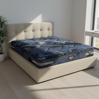 Vente en gros matelas orthopédique pliable Full Queen King hybride mousse mémoire gel latex roulé chambre dortoir