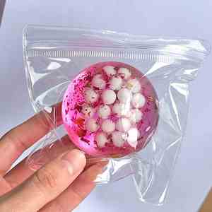 Nouveau jouet anti-stress en forme de boule d'osmanthus de 6 cm, mini-boulettes de riz au maltose, cadeau pour enfants et adultes, jouets à presser pour le plaisir - Product Image 3