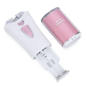 Epilator perawatan kulit wanita, alat penghilang bulu wajah elektrik Usb dapat diisi ulang untuk wanita