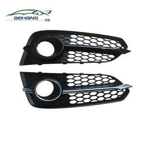 Grille de pare-chocs avant inférieure chromée pour Audi S8 2016, cadre de feux antibrouillard OEM 4H0807679AF 4H0807680AF - Product Image 3