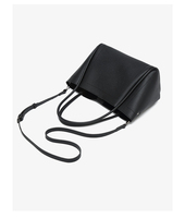Sac fourre-tout en cuir grainé souple pour femme, convertible en sac à bandoulière ou sac à main, léger, pour les trajets quotidiens