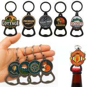 Nóng bán mở chai Keychain tùy chỉnh mở chai mở Keychain kim loại OEM nhà máy Nhà cung cấp - Product Image 1
