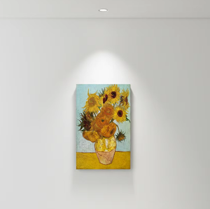 Tableau mural en toile Tournesols de <span class=keywords><strong>Van</strong></span> <span class=keywords><strong>Gogh</strong></span>, design moderne, avec cadre, <span class=keywords><strong>d</strong></span>écoration murale pour la maison, vase mural, impression <span class=keywords><strong>d</strong></span>'artiste célèbre - Product Image 1