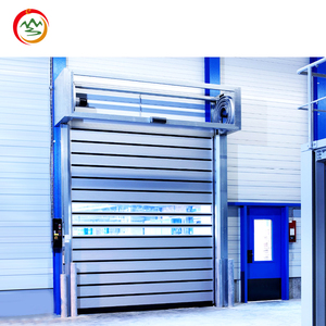 Persiana de parrilla de aleación de aluminio de alta velocidad automática de diseño moderno Puerta de panel duro enrollable industrial para almacenes - Product Image 2