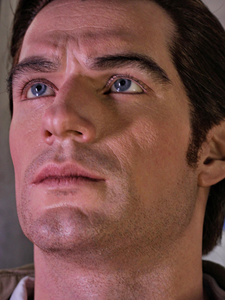 Busto de Superman DC Legend 1:1, Hecho Completamente de Silicona de Grado Médico, con Injertos de Cabello Realistas para Cabeza, Barba y Manos - Product Image 3