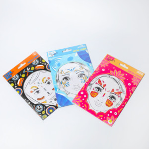 Gli strass glitter per il viso in vinile fanno un adesivo per il viso con cristalli adesivi per gioielli per bambini - Product Image 2