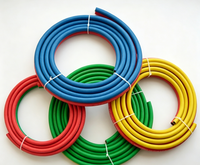 Tuyau d'air antidéflagrant à surface lisse en fibre de polyester, spirale rouge, pour soudage à l'acétylène - Vente chaude directe usine