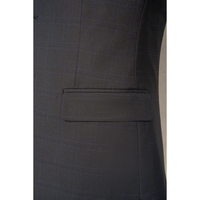 Costume de mariage de qualité luxe Costume d'affaires bureau hommes Ensemble 2 pièces Blazer + pantalon