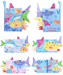Gran oferta, libro de tela suave, herramienta de aprendizaje de educación temprana interactiva para padres e hijos, libros para niños con iluminación para bebés - Product Image 4