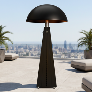 Chauffage extérieur intelligent à gaz LED télécommandé, forme champignon moderne, étanche, pour jardin, vente directe usine - Product Image 6