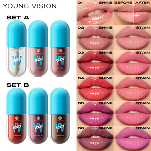 Young Vision 3-Pack Mini <b>Lip</b> Gloss Set Avocado Moisturizing <b>Lip</b> Gloss Sample For Women Beauty Makeup - Product Image 1